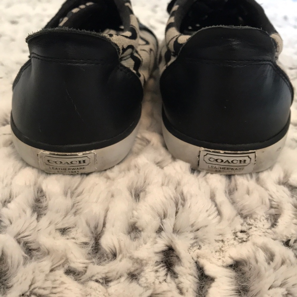 Black and grey Coach Sneakers - Picture 3 of 3